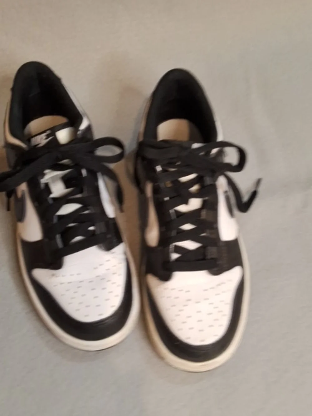 Nike Black and White Low-Top Sneakers